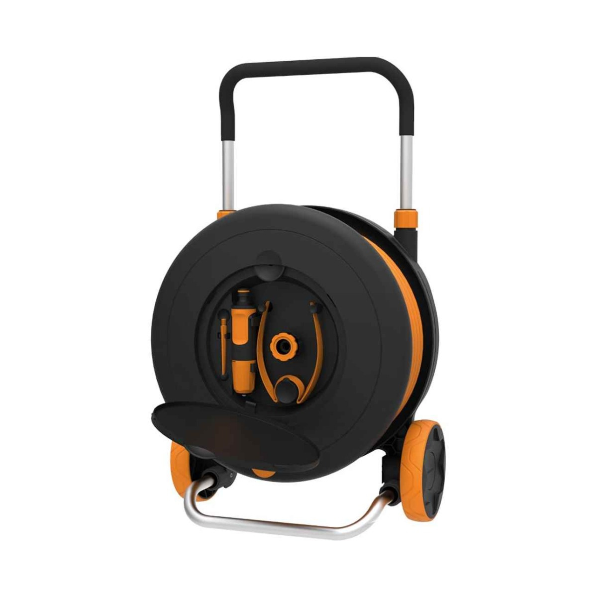 Fiskars Waterwheel L mit 30 Meter Schlauch