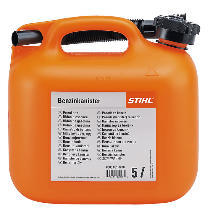 Benzinkanister 10 L transparent