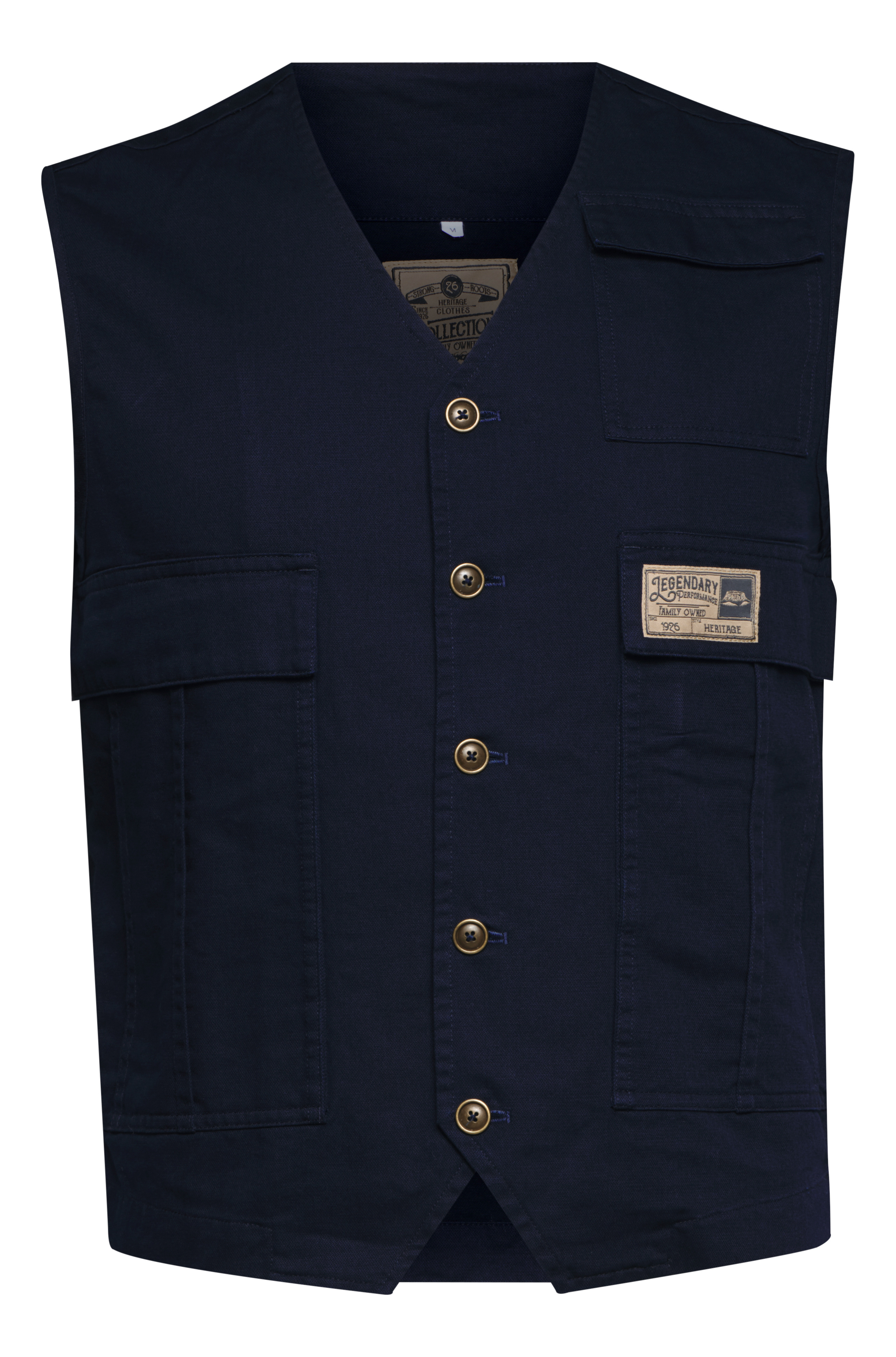 Weste LEGENDARY blau Gr XL