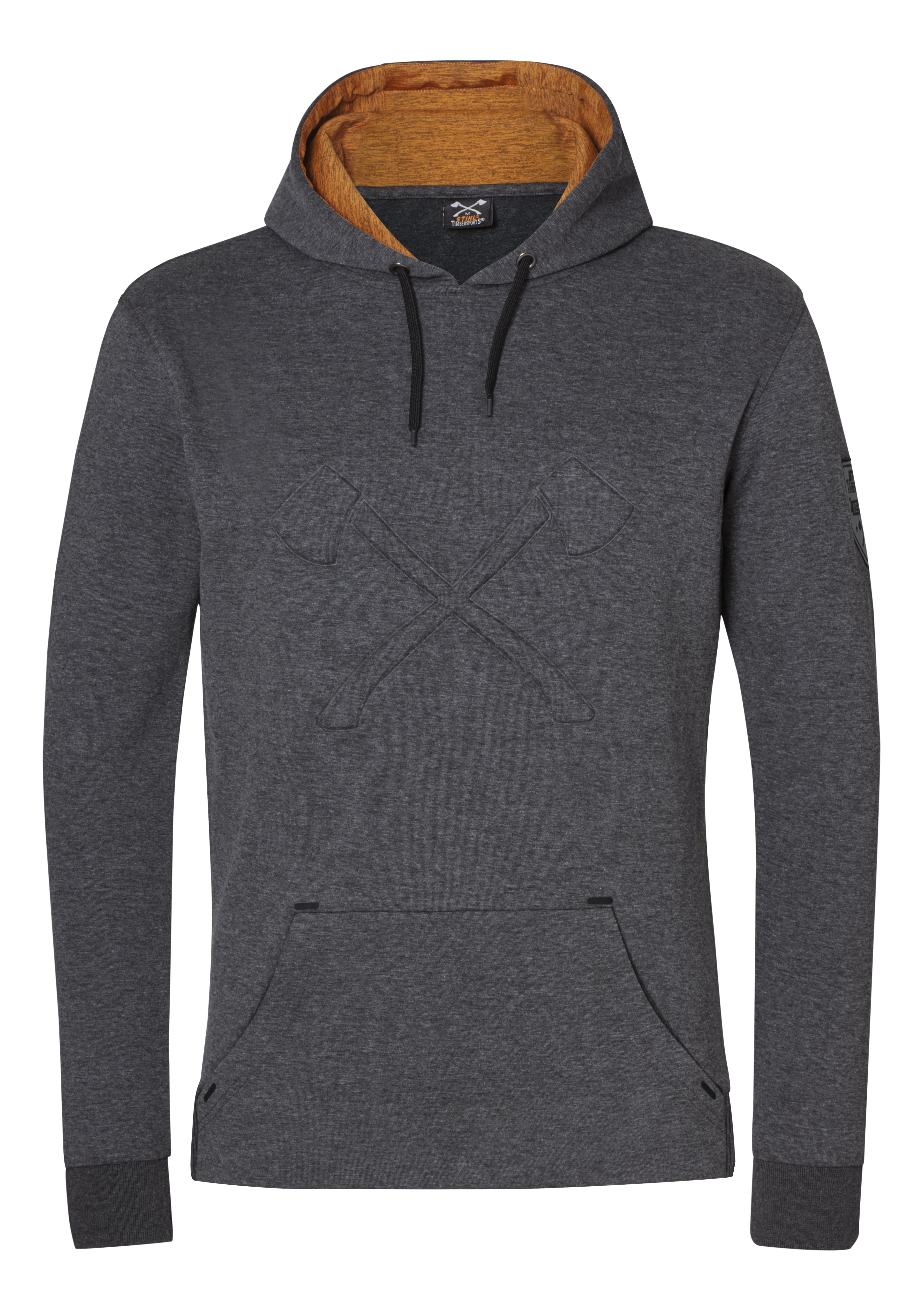 Hoodie "AXE" grau Gr L