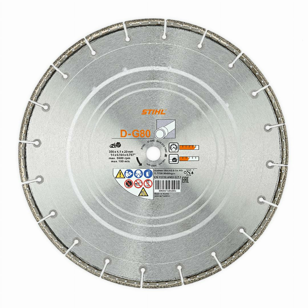 Trennscheibe D-G80 Ø 350mm/14"