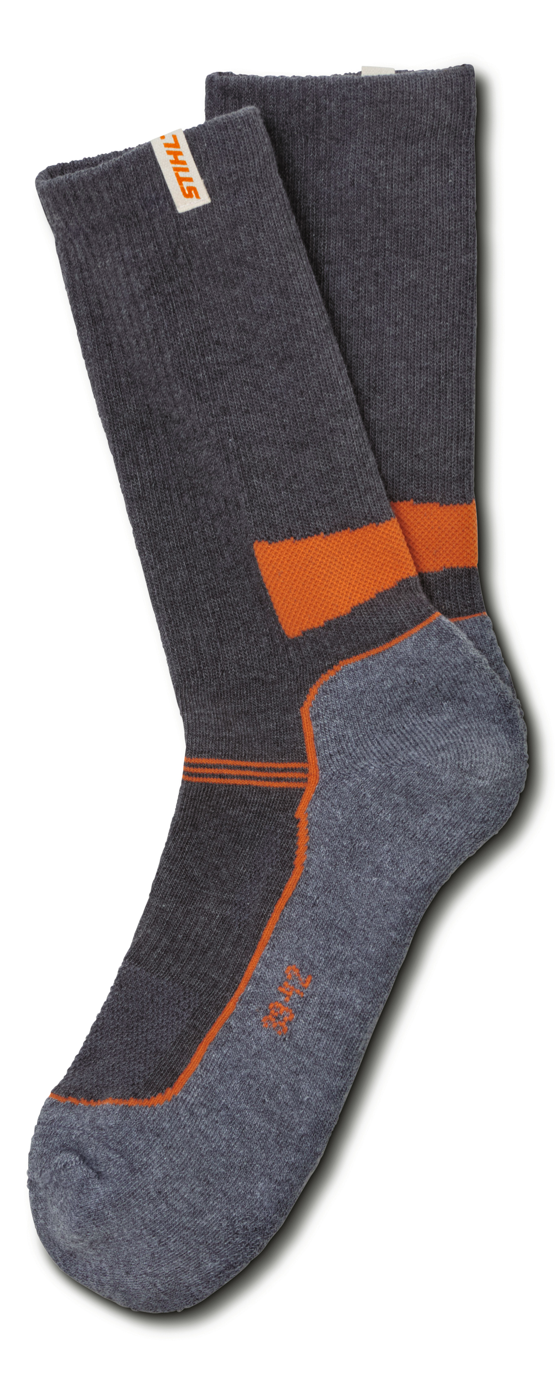 Funktionssocken Gr. 35-38 grau